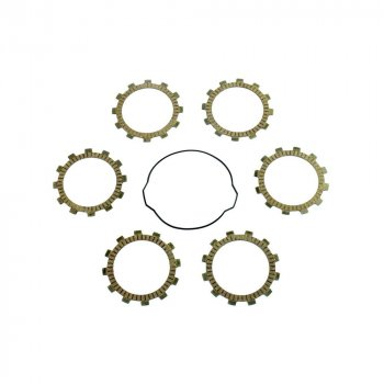4 649 р. Компл. фрикц. дисков сцепл.+прокладка Athena KTM SX65 09-23, MC65 20-23, TC65 17-23  p40230019  с доставкой в г. Майкоп. Увеличить фотографию 1