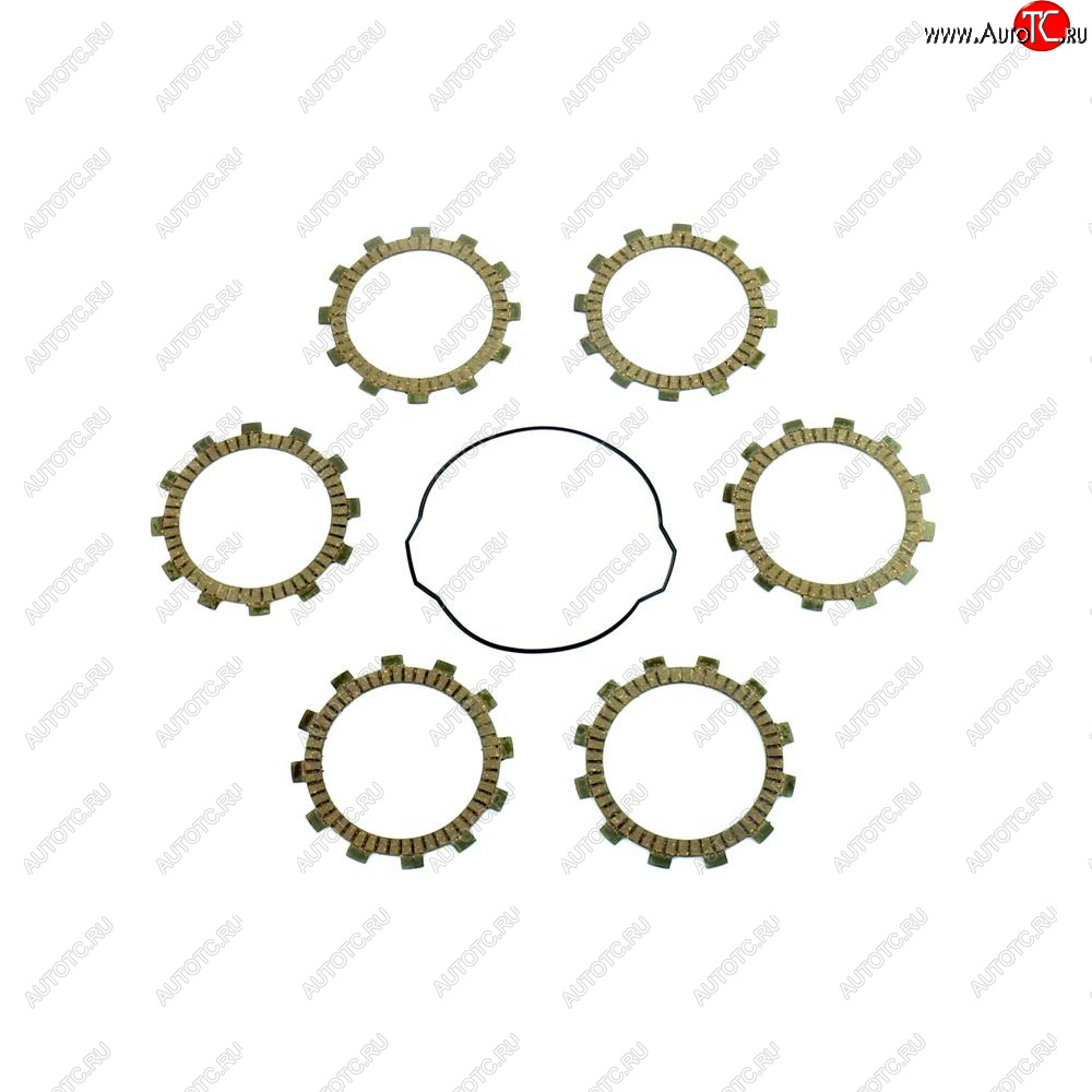 4 649 р. Компл. фрикц. дисков сцепл.+прокладка Athena KTM SX65 09-23, MC65 20-23, TC65 17-23  p40230019  с доставкой в г. Майкоп