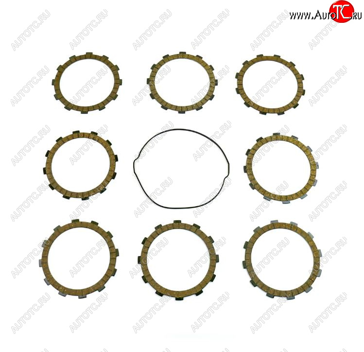 8 749 р. Компл. фрикц. дисков сцепл.+прокладка Athena KTM SX-F250 13-15,SX-F350 11-15  p40230024  с доставкой в г. Майкоп
