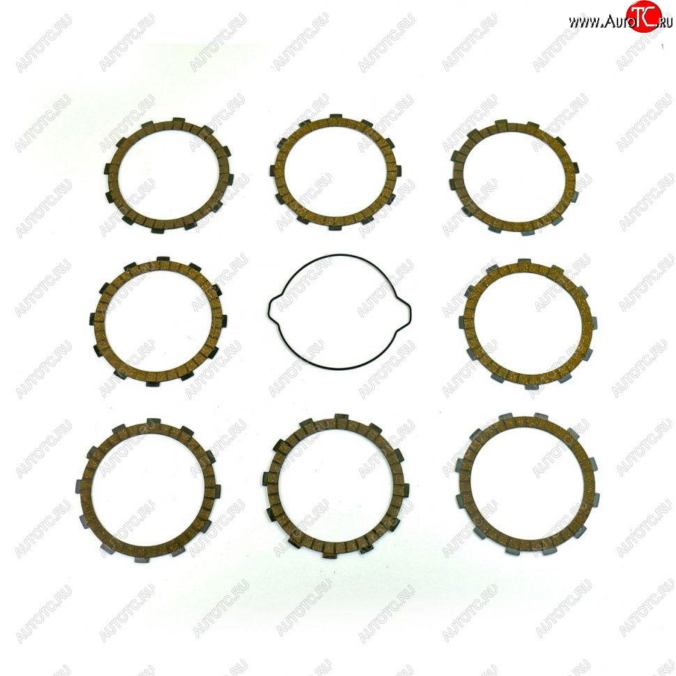 8 699 р. Компл. фрикц. дисков сцепл.+прокладка Athena KTM SX250 17-23,EXC250300 17-23  p40230026  с доставкой в г. Майкоп