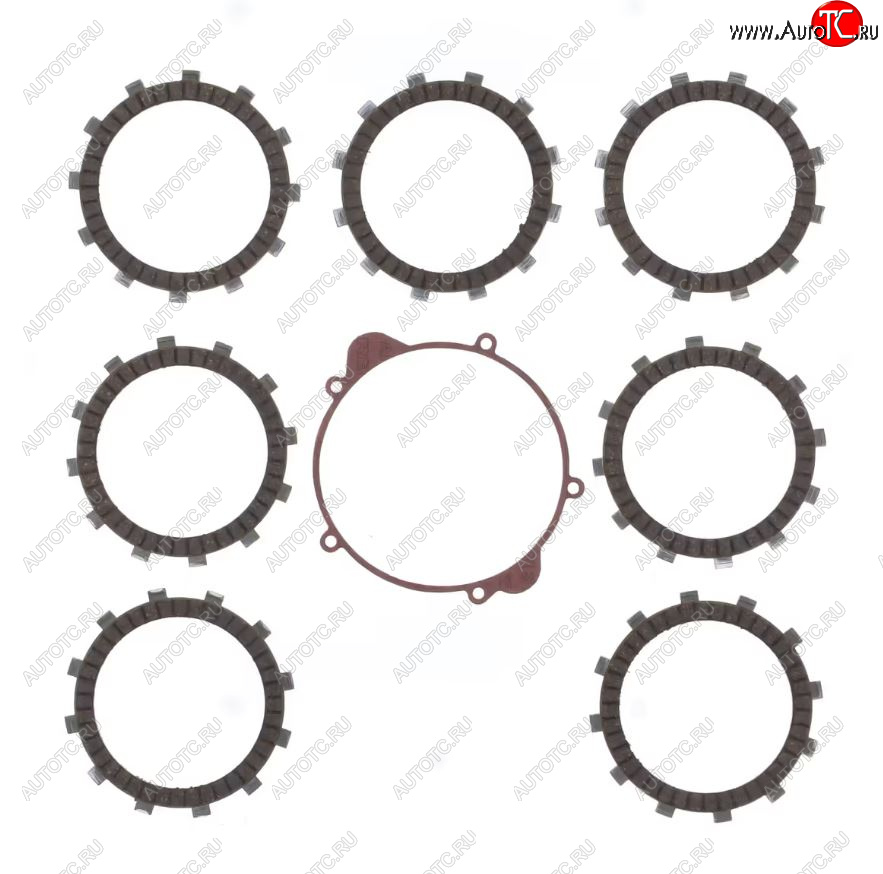 4 999 р. Компл. фрикц. дисков сцепл.+прокладка Athena KTM SX85 03-17,TC85 14-17  p40230045  с доставкой в г. Майкоп