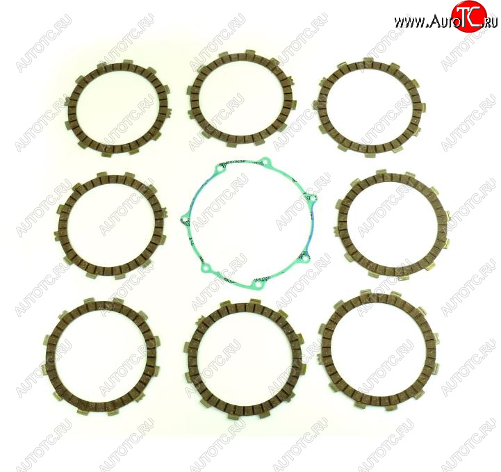 8 349 р. Компл. фрикц. дисков сцепл.+прокладка Athena Yamaha YZ450F 07-09  p40230076  с доставкой в г. Майкоп