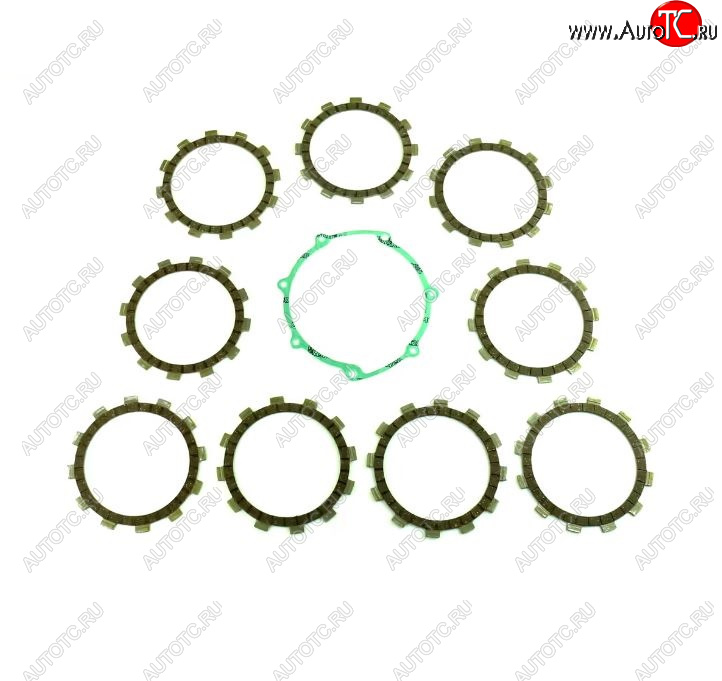 6 849 р. Компл. фрикц. дисков сцепл.+прокладка Athena Yamaha YZ250F 01-13, WR250F 01-13  p40230106  с доставкой в г. Майкоп