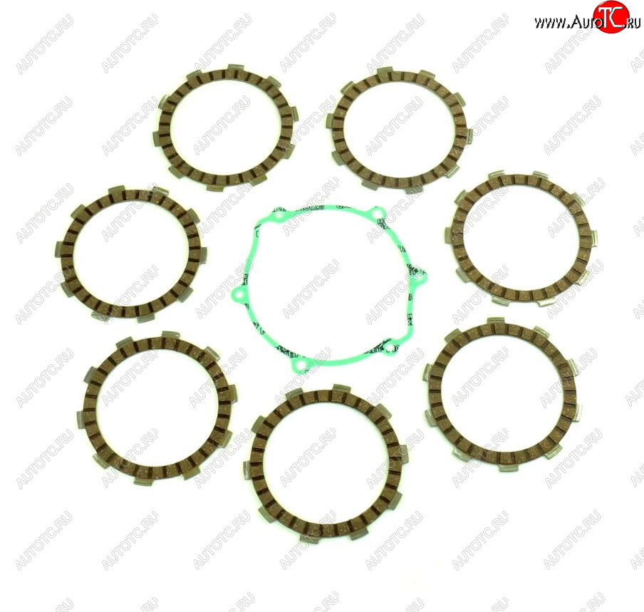 4 499 р. Компл. фрикц. дисков сцепл.+прокладка Athena Yamaha YZ85 02-22  p40230107  с доставкой в г. Майкоп
