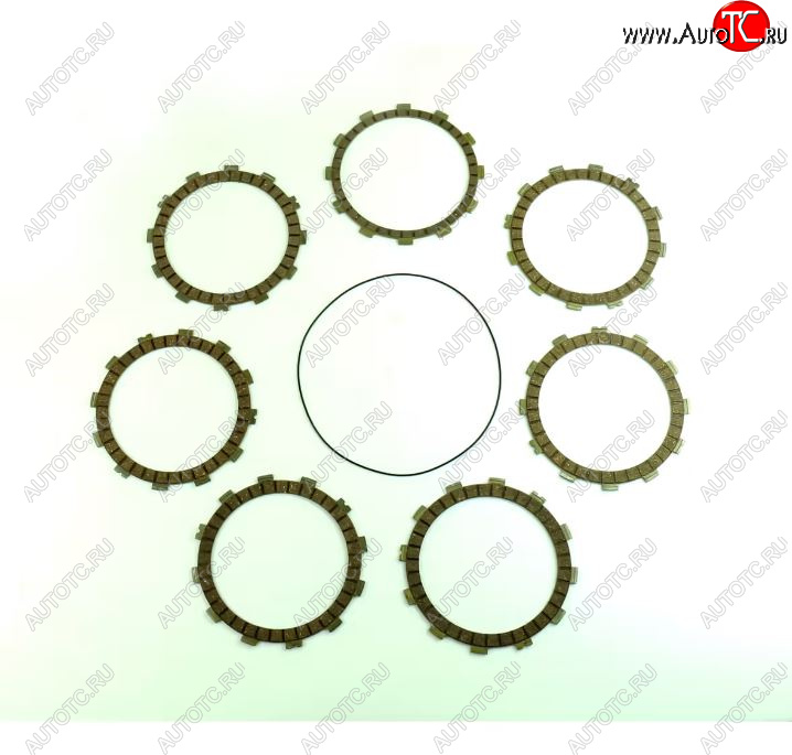 6 449 р. Компл. фрикц. дисков сцепл.+прокладка Athena Honda CRF450R 17-20, CRF450RX 17-20, CRF450X 17-22  p40230114  с доставкой в г. Майкоп