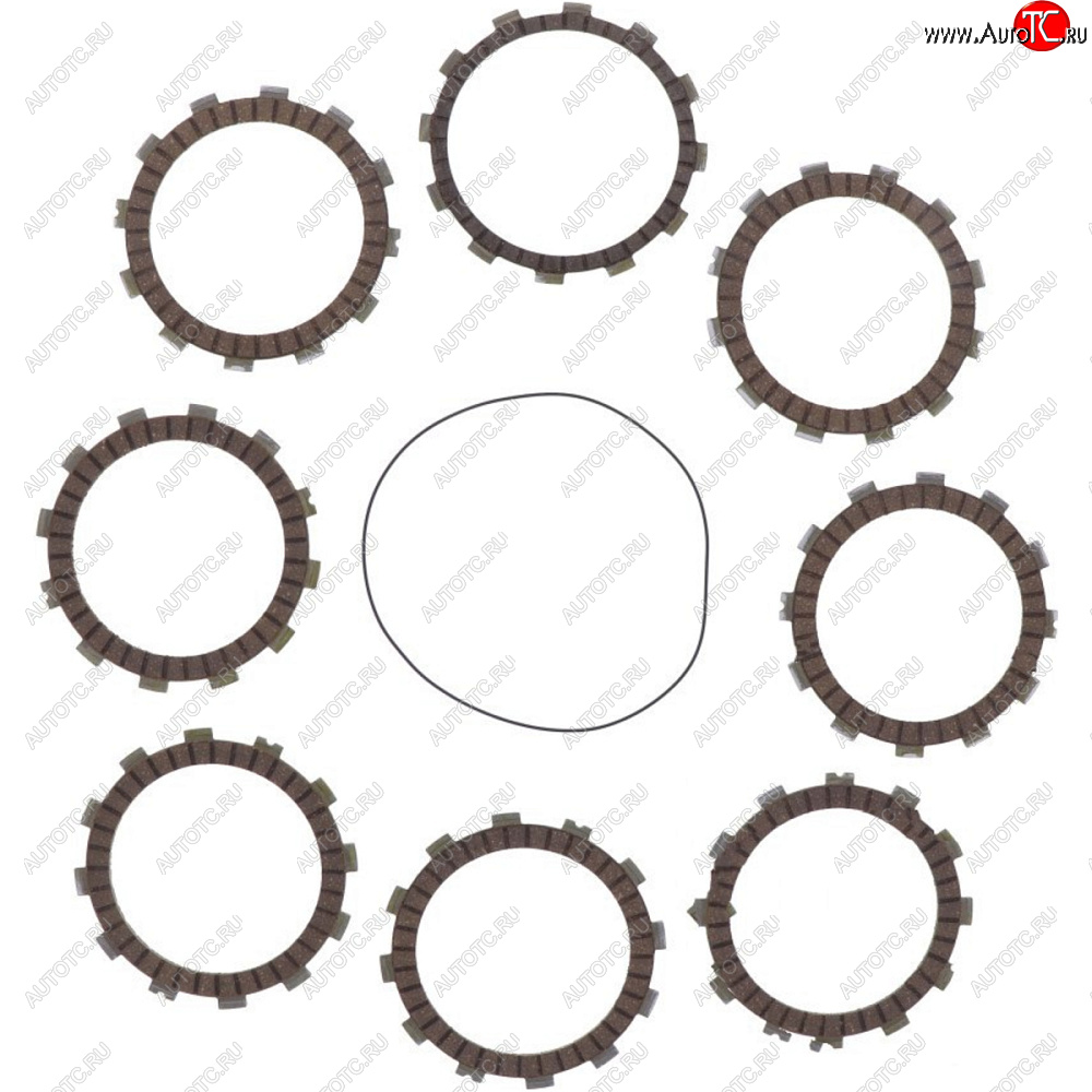 6 549 р. Компл. фрикц. дисков сцепл.+прокладка Athena Honda CRF250R 18-21, CRF250RX 19-21  p40230117  с доставкой в г. Майкоп