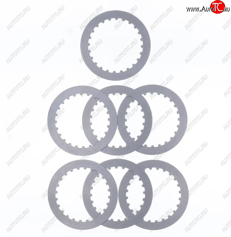 3 579 р. Компл. стальных дисков сцепления Athena Honda CRF250R 04-21, CRF250RX 19-21, CRF250X 04-17  p40240050  с доставкой в г. Майкоп