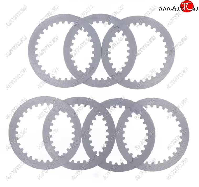 4 799 р. Компл. стальных дисков сцепления Athena Yamaha YZ450F 07-22,YZ450FX 19-22, YZ250 94-22, YZ250X 16-22  p40240061  с доставкой в г. Майкоп