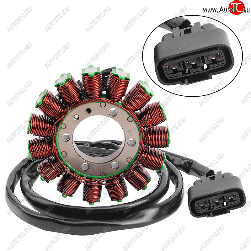10 589 р. Статор генератора AHL BMW S1000RR 09-18, S1000R 13-18, S1000XR 15-17, HP4 (12317718420)  пм-00025384  с доставкой в г. Майкоп