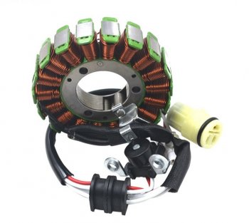 5 449 р. Статор генератора AHL Yamaha YFZ450R 09-22, YFZ450X 10-11  пм-00028412  с доставкой в г. Майкоп. Увеличить фотографию 1