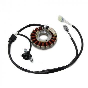 6 659 р. Статор генератора Yamaha WR250FYZ250FX 15-19, WR450FYZ450FX 16-18 2GB-81410-00, 2GB-81410-01  пм-00028620  с доставкой в г. Майкоп. Увеличить фотографию 1