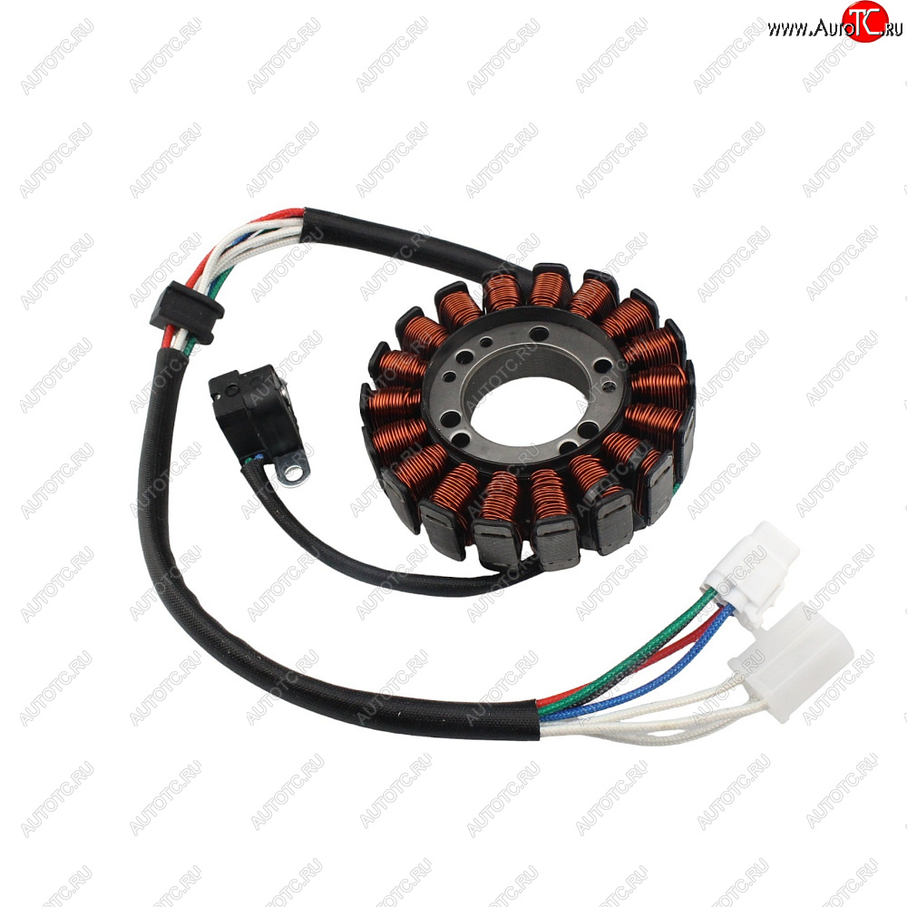 4 139 р. Статор генератора Suzuki LT-Z400Z 03-08, Kawasaki KSF400KFX400 03-07, Arctic Cat DVX400 04,06-08  пм-00029917  с доставкой в г. Майкоп