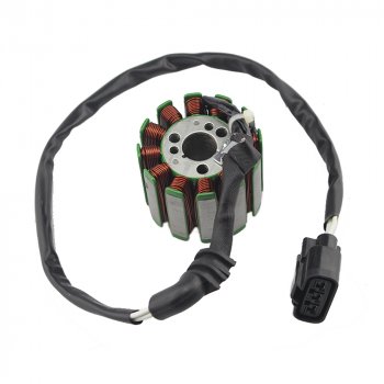 5 559 р. Статор генератора Yamaha FZ1 06-15, FZ8 11-13, YZF-R1 04-08 2D1-81410-00, 2D1-81410-01, 2D1-81410-10  пм-00028567  с доставкой в г. Майкоп. Увеличить фотографию 1