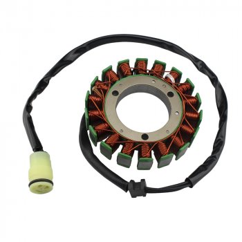 6 459 р. Статор генератора Kawasaki ZX6R 00-02, 2005, ZZR600 06-08 21003-1358  пм-00029481  с доставкой в г. Майкоп. Увеличить фотографию 1