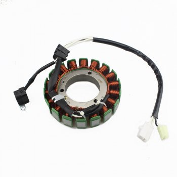 8 159 р. Статор генератора Yamaha XVS1100 03-11 5KS-81410-00, 5KS-81410-01, 5KS-81410-02  пм-00029738  с доставкой в г. Майкоп. Увеличить фотографию 1