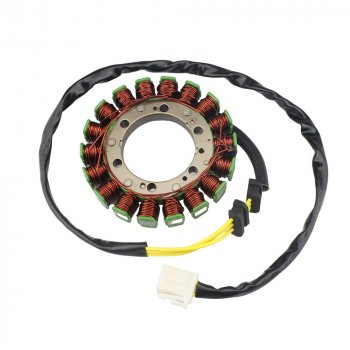 6 149 р. Статор генератора Kawasaki KLR650 08-10 21003-0045, 21003-0084  пм-00029921  с доставкой в г. Майкоп. Увеличить фотографию 1