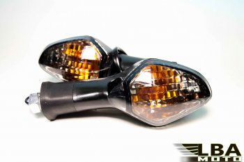 2 539 р. Поворотники Honda CRF250L 2013-2016 тёмные ПередЗад  пм-00008070  с доставкой в г. Майкоп. Увеличить фотографию 1