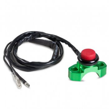 2 299 р. Выключатель двигателя SM-PARTS на рычаг сцепл.тормоза CNC зеленый  010263-290-4123  с доставкой в г. Майкоп. Увеличить фотографию 1