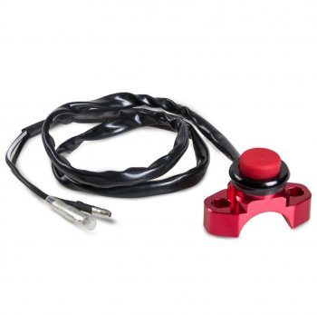 1 599 р. Выключатель двигателя SM-PARTS на рычаг сцепл.тормоза CNC красный  010263-290-7106  с доставкой в г. Майкоп. Увеличить фотографию 1