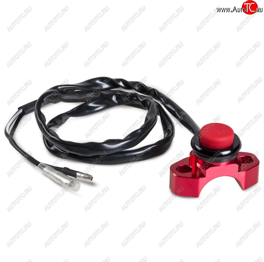 1 599 р. Выключатель двигателя SM-PARTS на рычаг сцепл.тормоза CNC красный  010263-290-7106  с доставкой в г. Майкоп