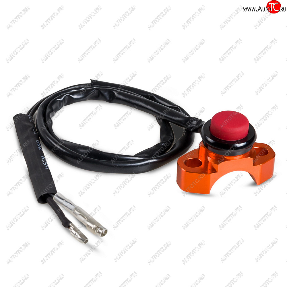 2 299 р. Выключатель двигателя SM-PARTS на рычаг сцепл.тормоза CNC оранжевый  010263-290-9839  с доставкой в г. Майкоп