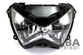 8 219 р. Фара для мотоцикла Kawasaki Z800 13-16, Z250 14-18  пм-00006851  с доставкой в г. Майкоп. Увеличить фотографию 1