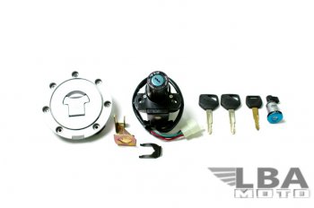 4 319 р. Комплект ключей и замков для Honda CBR600 F4  F4i, CBR600RR, CBR1100XX, VFR800 и других  пм-00001504  с доставкой в г. Майкоп. Увеличить фотографию 1
