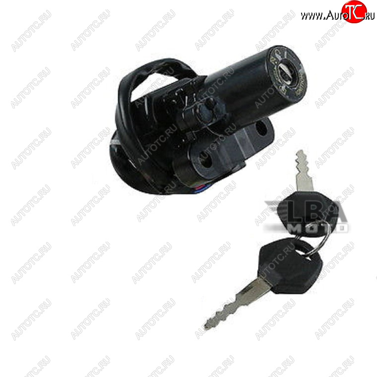 4 159 р. Замок зажигания с ключами для Yamaha YZF-R1 02-03, FZ6SN 04-10, YZF-R6 06-14  пм-00006840  с доставкой в г. Майкоп