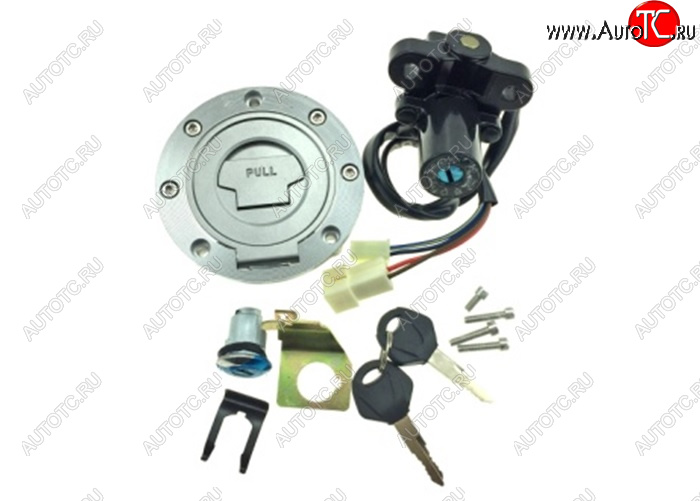 3 839 р. Комплект ключей и замков для Yamaha YZF-R1 02-14, YZF-R6 04-11, FZ6, FZ1  пм-00019468  с доставкой в г. Майкоп