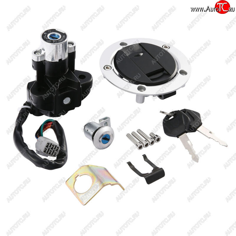 4 519 р. Комплект ключей и замков для Suzuki GSF1250 05-15, GSF650 05-12, GSF1200 2006  пм-00024044  с доставкой в г. Майкоп
