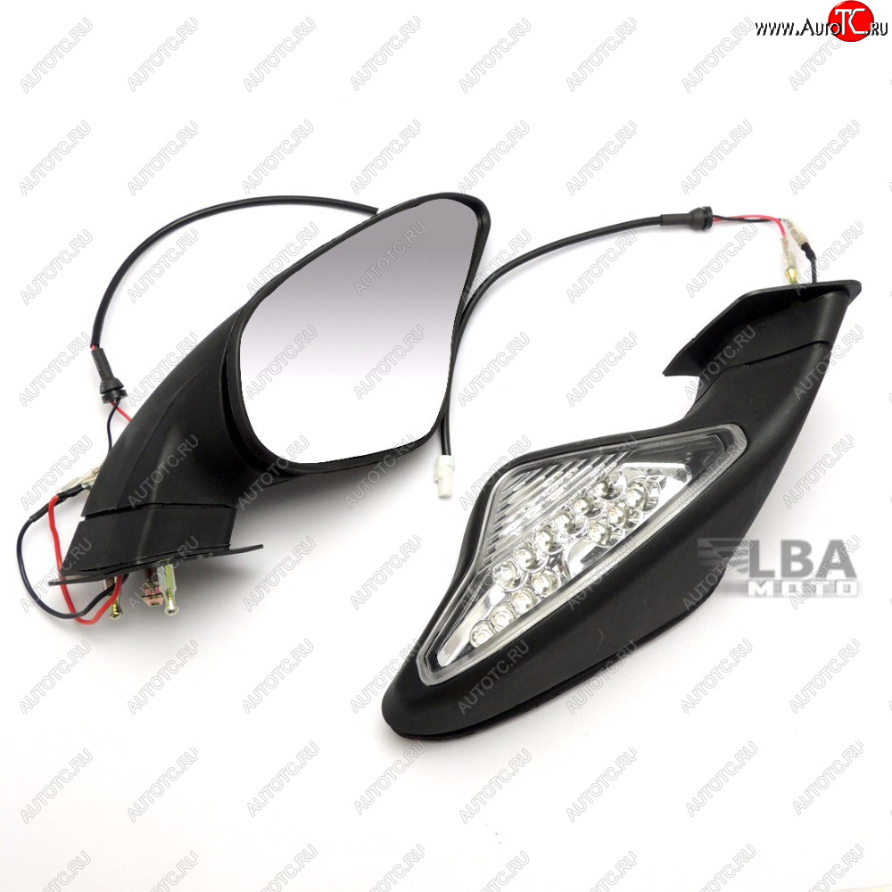 12 789 р. Зеркала для мотоцикла Ducati 848, 1098, 1198 с поворотниками  пм-00002255  с доставкой в г. Майкоп