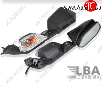 6 809 р. Зеркала для мотоцикла Kawasaki Ninja ZX-10R 08-10 с поворотниками  пм-00002901  с доставкой в г. Майкоп