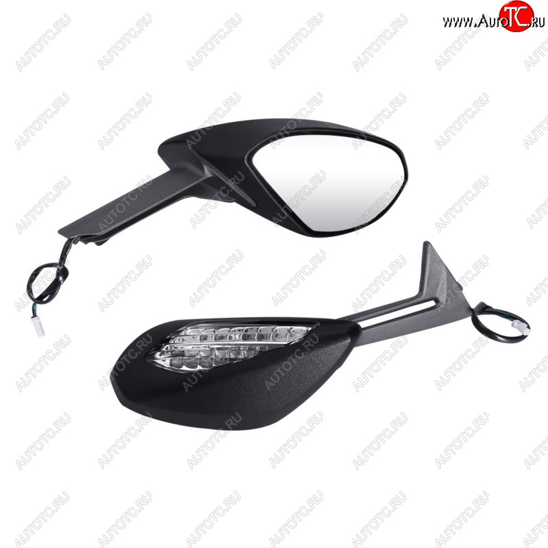 9 109 р. Зеркала для мотоцикла Ducati 959 15-20, 1299 15-18 с поворотниками  пм-00025625  с доставкой в г. Майкоп