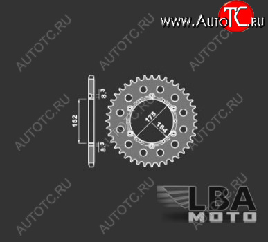 2 699 р. PBR Звезда задняя 860 42 C45  49 481  с доставкой в г. Майкоп