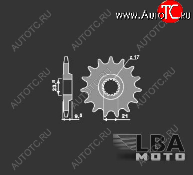 1 049 р. PBR Звезда передняя 2134 C13  43 629  с доставкой в г. Майкоп