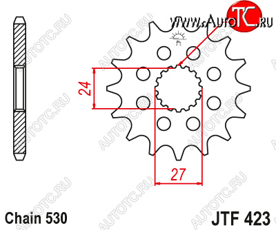 1 829 р. Звезда цепного привода JTF423 18  jtf423.18  с доставкой в г. Майкоп