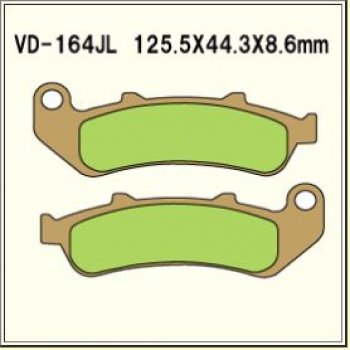 2 249 р. Тормозные колодки Vesrah VD 164JL	  пм-00005056  с доставкой в г. Майкоп. Увеличить фотографию 1