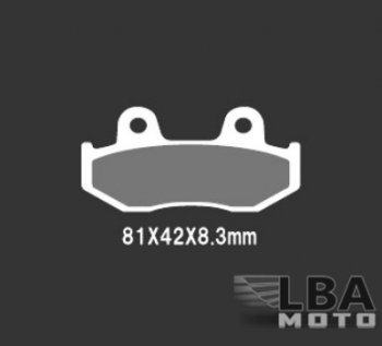 3 099 р. Тормозные колодки Nissin 2P-310NS (1343)  пм-00005922  с доставкой в г. Майкоп. Увеличить фотографию 1