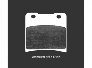 2 499 р. Тормозные колодки Nissin 2P-234NS (331)  пм-00021447  с доставкой в г. Майкоп. Увеличить фотографию 1