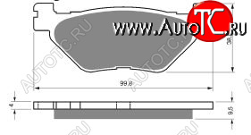 2 779 р. Тормозные колодки Gold-Fren 165 S33  165 s33  с доставкой в г. Майкоп