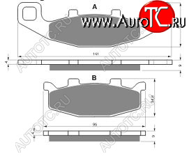 2 249 р. Тормозные колодки Gold-Fren 013 S3  013 s3  с доставкой в г. Майкоп