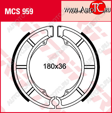 4 709 р. Тормозные колодки TRW MCS959  mcs959  с доставкой в г. Майкоп