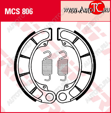 4 709 р. Тормозные колодки TRW MCS806  mcs806  с доставкой в г. Майкоп
