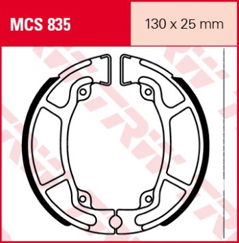 3 719 р. Тормозные колодки TRW MCS835  mcs835  с доставкой в г. Майкоп. Увеличить фотографию 1