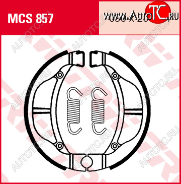 1 969 р. Тормозные колодки TRW MCS857  mcs857  с доставкой в г. Майкоп
