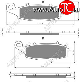 2 249 р. Тормозные колодки Gold-Fren 104 S3  104 s3  с доставкой в г. Майкоп