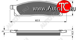 2 049 р. Тормозные колодки Gold-Fren 034 K5  034 k5  с доставкой в г. Майкоп