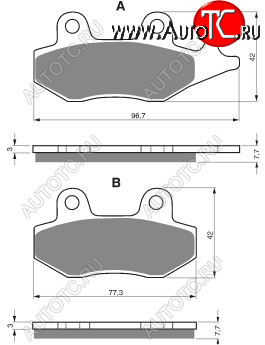 2 169 р. Тормозные колодки Gold-Fren 009 K5  009 k5  с доставкой в г. Майкоп