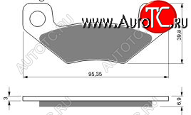 2 319 р. Тормозные колодки Gold-Fren 315 S3  315 s3  с доставкой в г. Майкоп