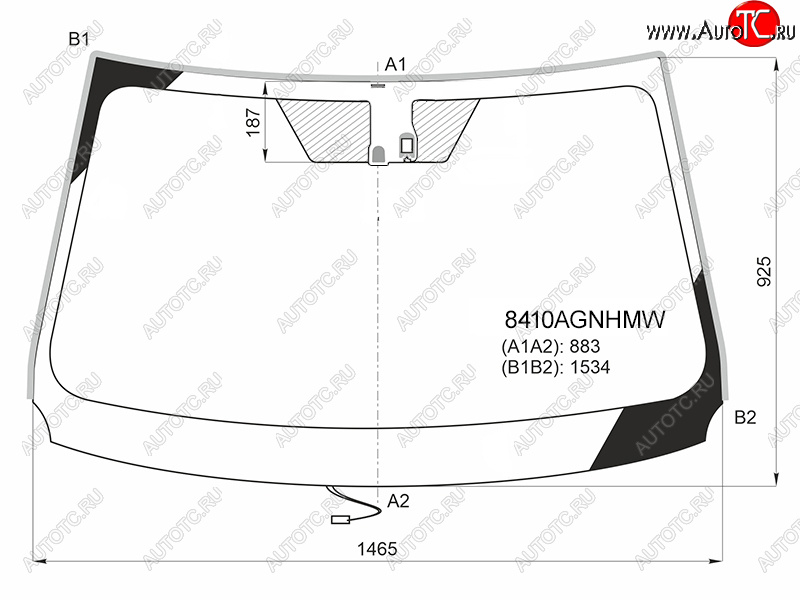 10 249 р. Стекло лобовое (Обогрев щеток Датчик дождя Молдинг) Toyota RAV4 (XA40) 12-19 FUYAO 8410AGNHMW  с доставкой в г. Майкоп